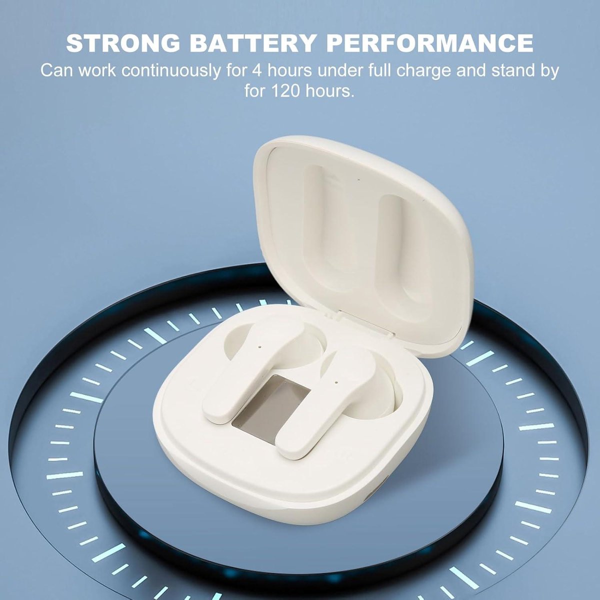 Oordopjes Realtime Vertaling 74 Talen Wit - afbeelding 2