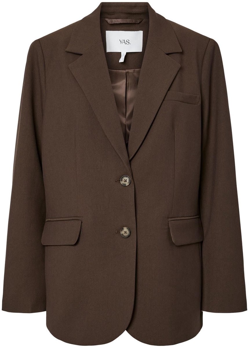 Y.A.S. Reemaj LS Blazer Chocolate Bruin