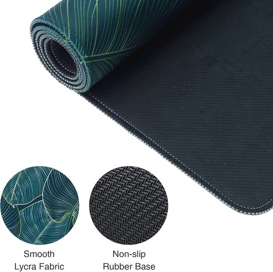 Grote gamingmuismat (80 × 30 × 0,3 cm) - Duurzame antislip ondergrond met wasbare afwerking voor gamers en kantoren — afbeelding 5