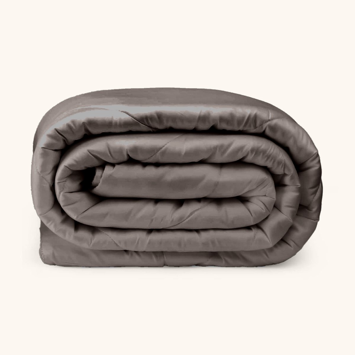Y-NOT - Dekbed Zonder Overtrek 100% Bamboe 240x220 Taupe/Grey - Lits Jumeaux - Wasbaar Dekbed - Hoesloos dekbed - Dekbed met vaste overtrek - 30 dagen proefslapen - Duurzaam - Organic