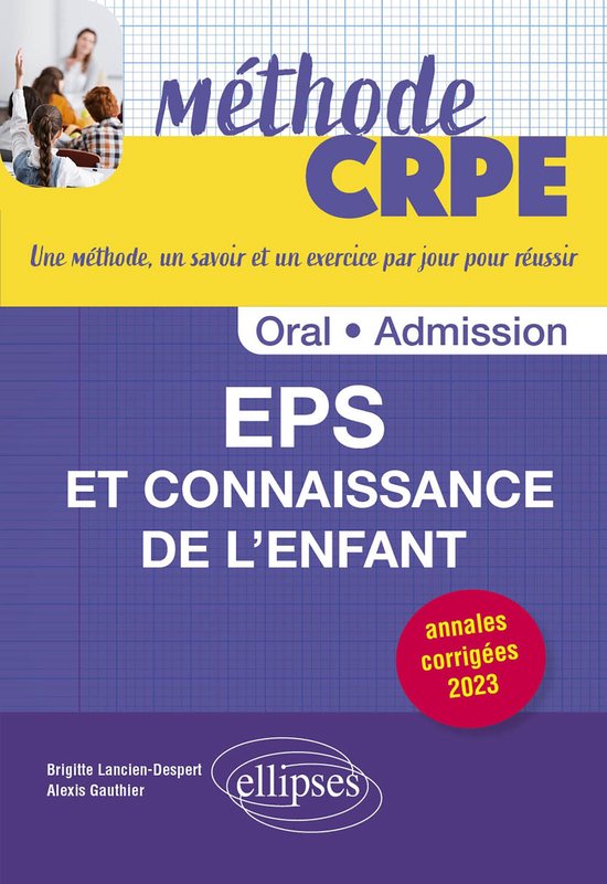 EPS et Connaissance de l'enfant - CRPE - cover