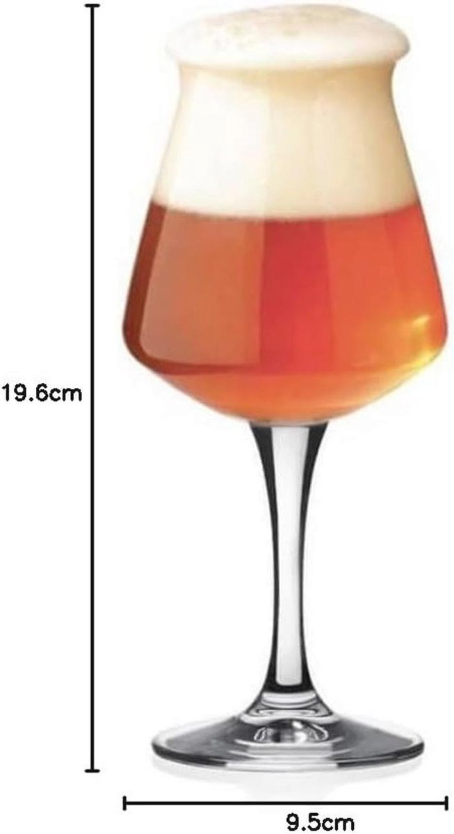 Proeverij Glas Set van 6 - 425 ml Sommelier Glas voor Bier