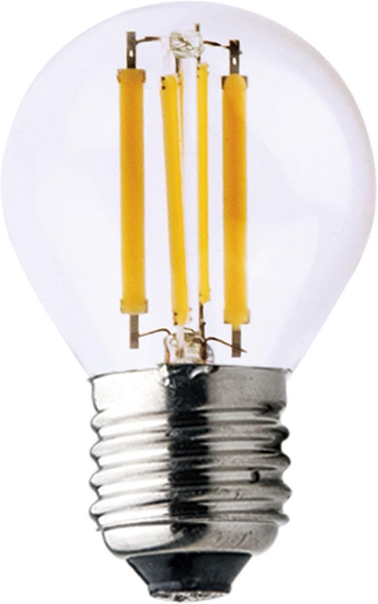 LED Filament Lamp E27 Mini Bolvormig 6W Warm Wit Licht
