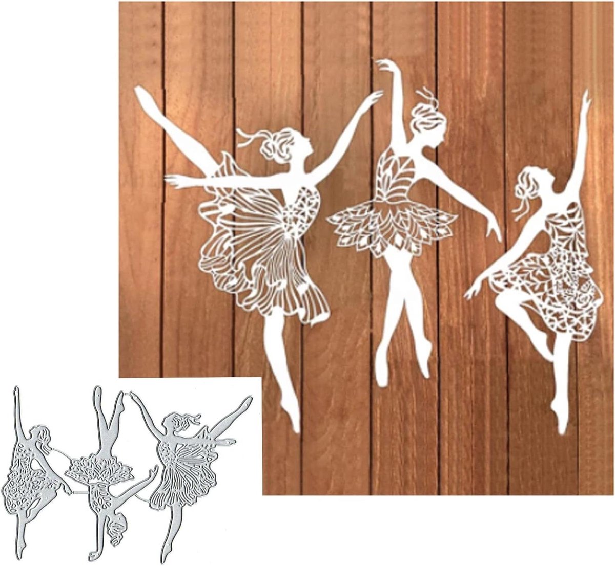 Allecta - Metalen Die Cuts voor Ballet Meisje - DIY Scrapbooking en Card Making