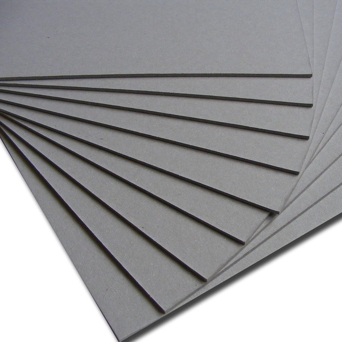 Extra Dik A4 Grijsbord 2mm - 2000 Micron Grijze Steunkaarten 10 Vellen