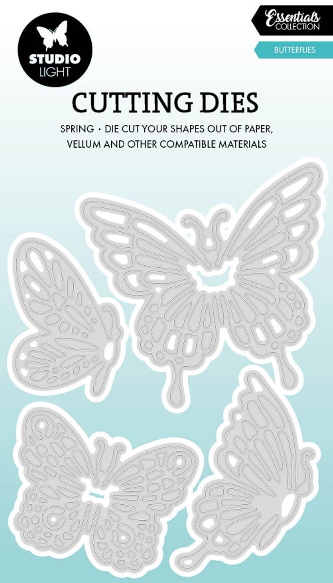 Cutting die Butterflies - Essentials nr. 1077
