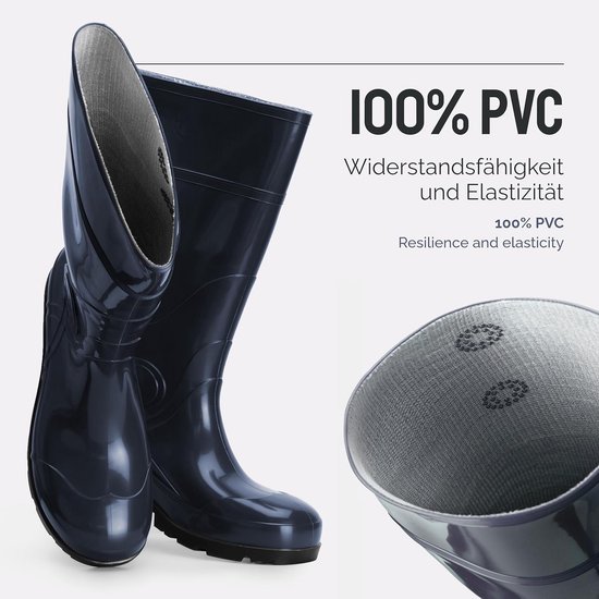 Regenlaarzen Dames Hoog | Waterdicht met Antislip Zool voor Outdoor