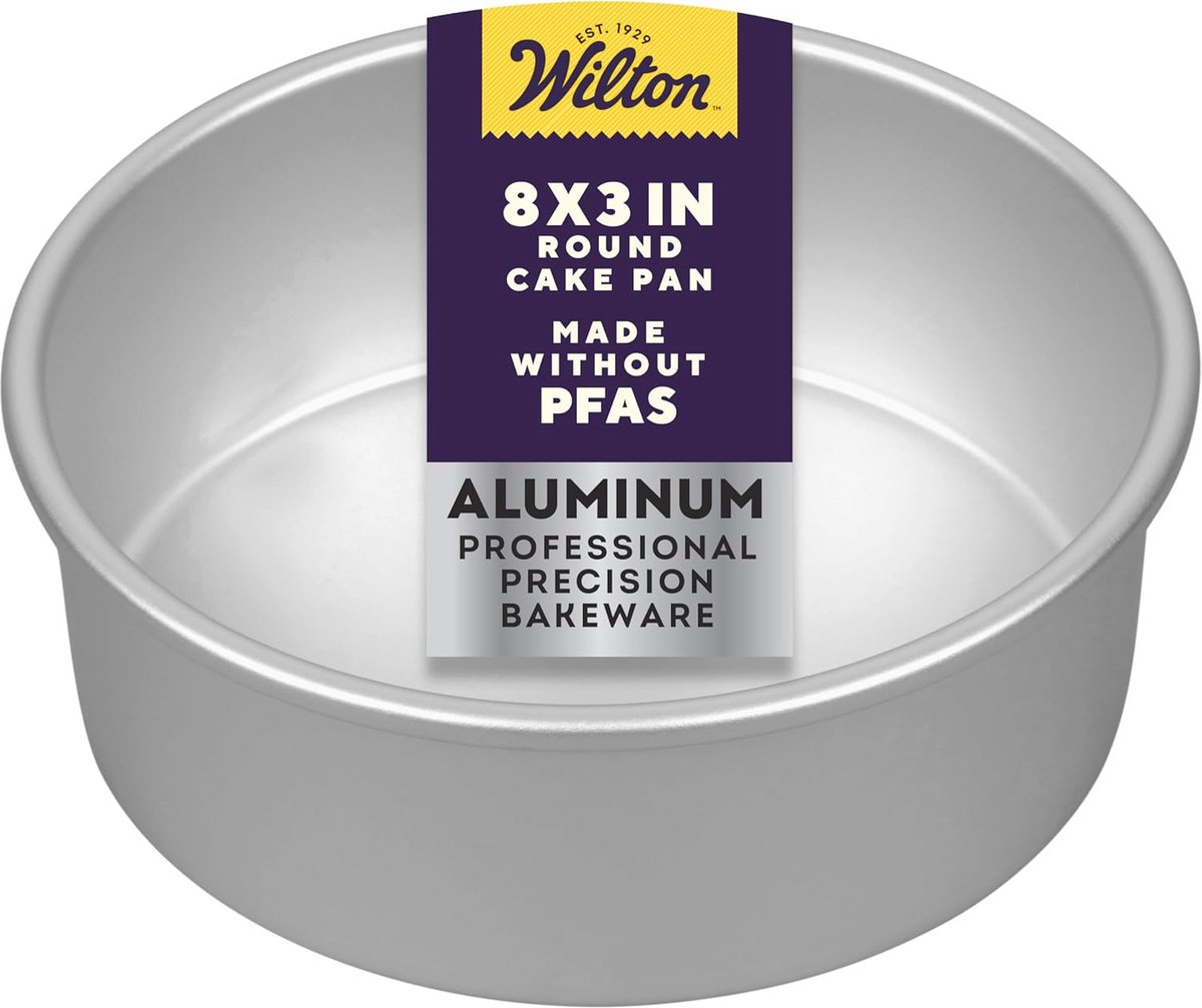 Ronde aluminium taartvorm 20,3 cm voor perfect gebakken taarten