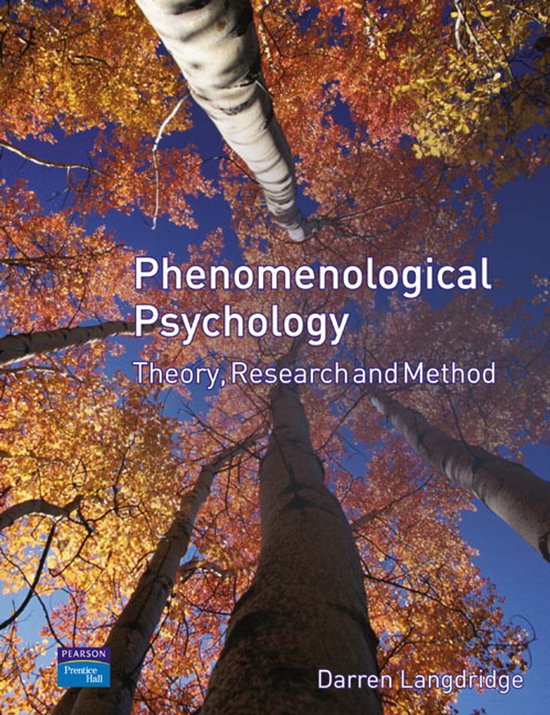 Phenomenological Psychology - cover