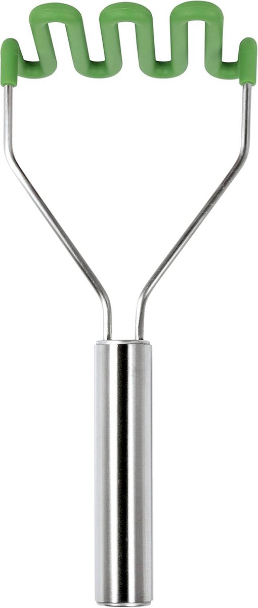 Silicone Aardappelstamper met RVS Handvat voor Groenten en Avocado's