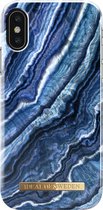 Magnetisch Trendy hoesje voor iPhone X/XS Indigo Swirl Ideal of Sweden Blauw