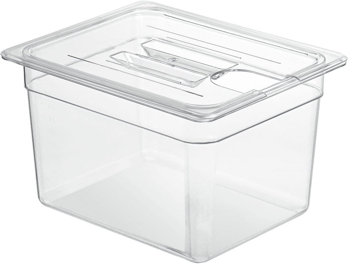 Sous Vide Container 11 liter/12 liter voor circulatoren - transparant polycarbonaat