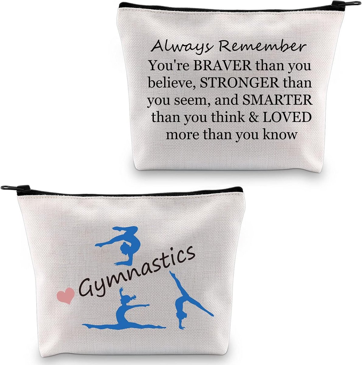 Gymnastiektas L - Waterdichte Polyester Imitatie Linnen - Multifunctionele Tas - 23 x 17 x 5,3 cm