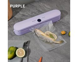 Draadloze vacuümverzegelingsmachine, kleine huishoudelijke machine Geschikt voor het conserveren van voedsel, volledig automatisch verpakken, sealen, comprimeren en sealen.