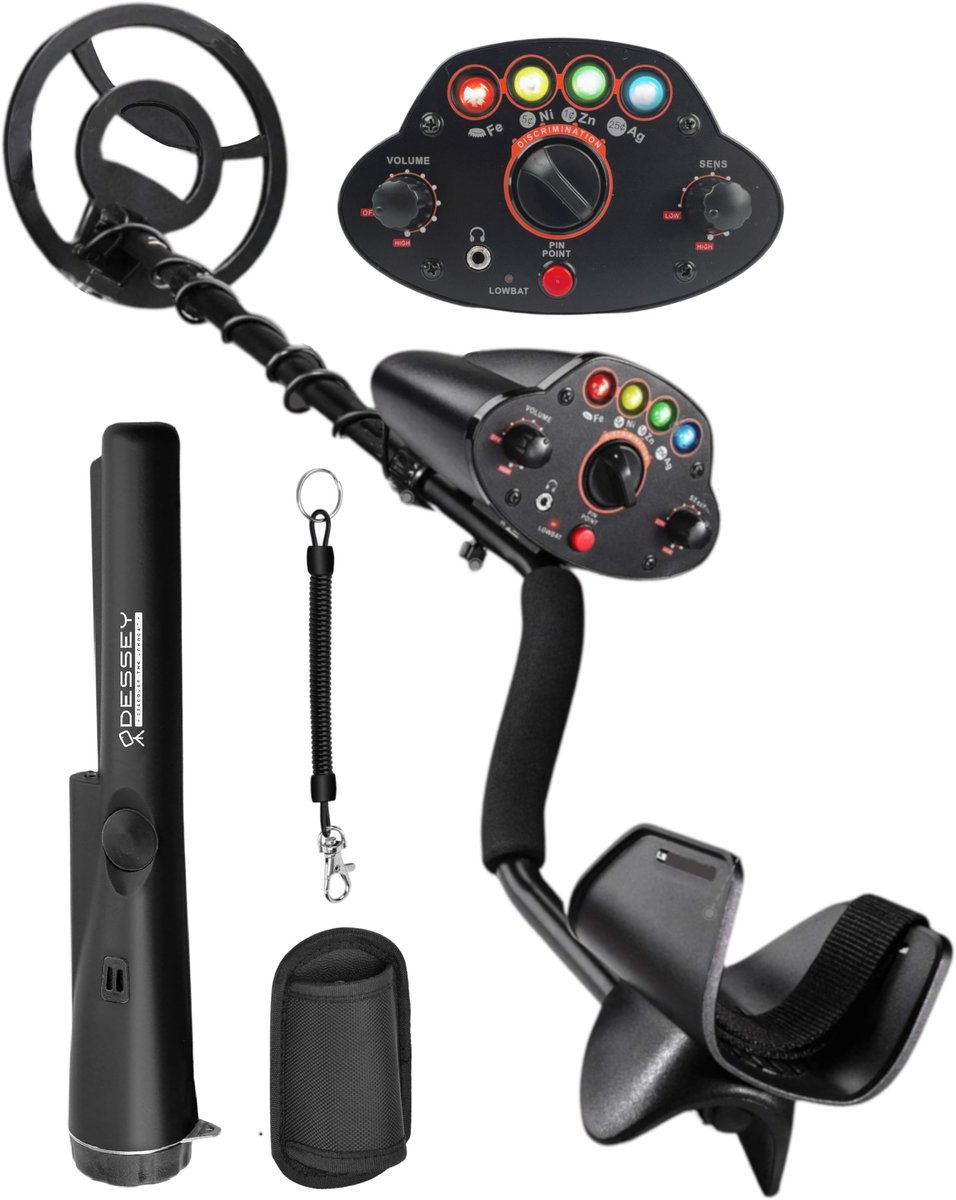 ODESSEY Metaaldetector - met Pinpointer - Kind - Volwassen - Professioneel - Adventurer