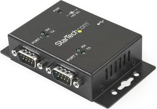Adapter Usb Naar R232 2-Port USB naar RS232 Serie Adapter - USB DB9 Hub met 2x DB9 Plug en 1x ...