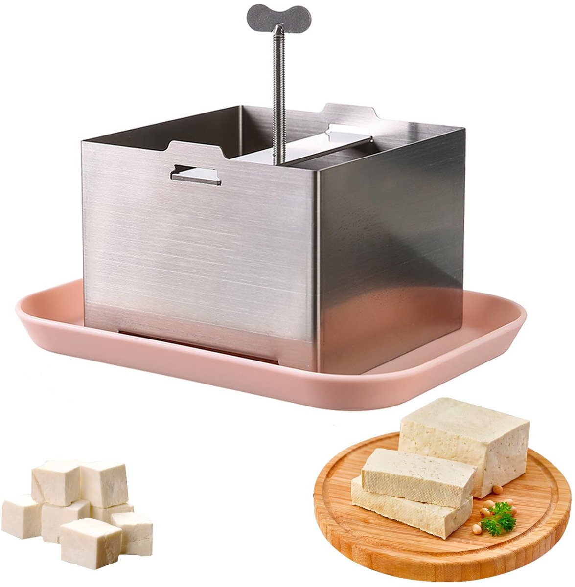 IMPERATORIS® Tofu Pers – Tofu Press / Tofupers – Makkelijk in Gebruik, Duurzaam en Herbruikbaar – Voor Het Uitlekken en Persen van Tofu