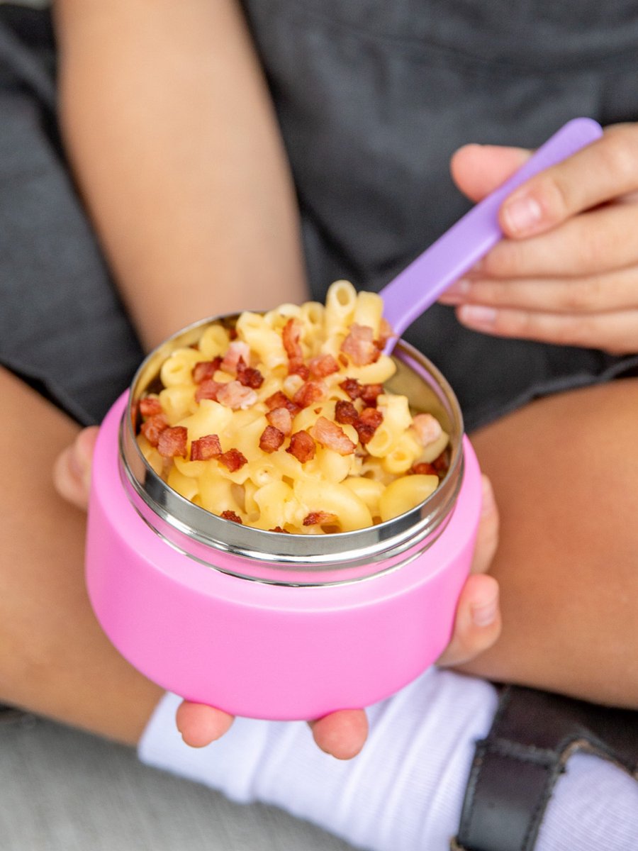 MontiiCo thermos mini voedselpot 200ml - voor warm en koud eten - Floss roze
