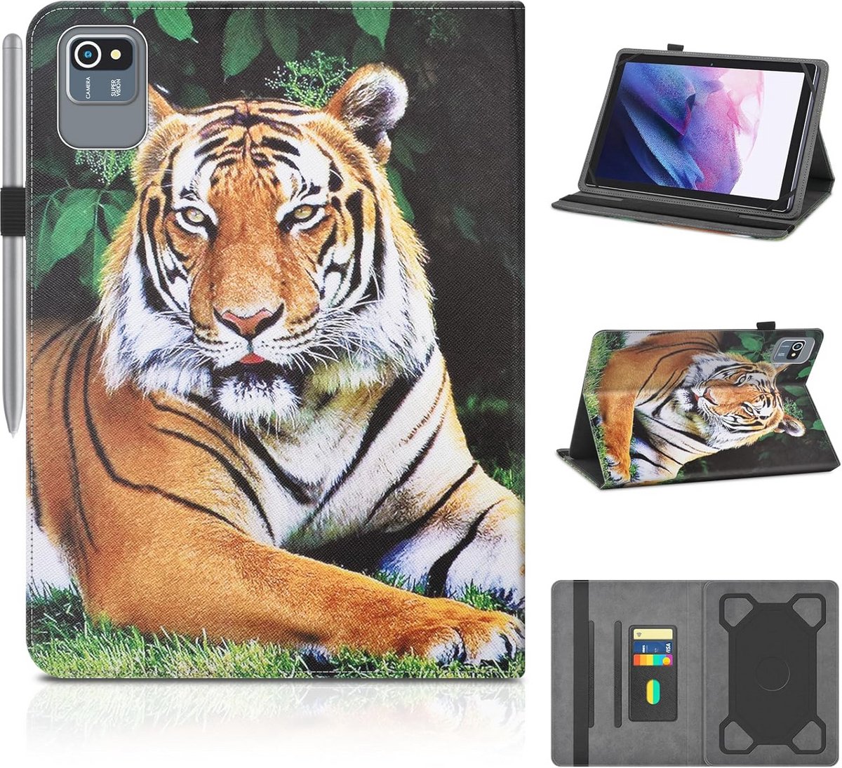 Universele Hoes voor 10 inch Tablets - Beschermende Stand Case