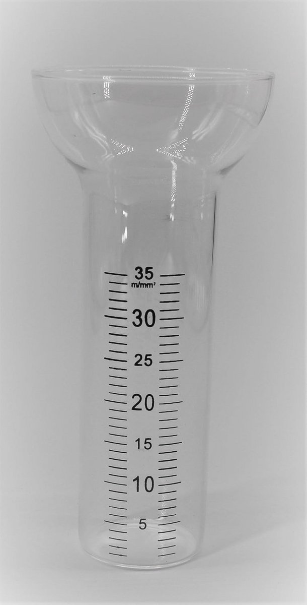 Vervangglas voor regenmeter - Hoogwaardig Reserveglas voor Nauwkeurige Metingen