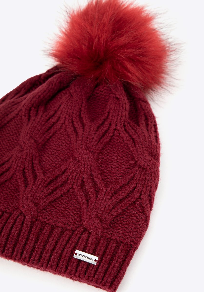 Wittchen - Wintermuts - Bourgondisch - Viscose - Pompom
