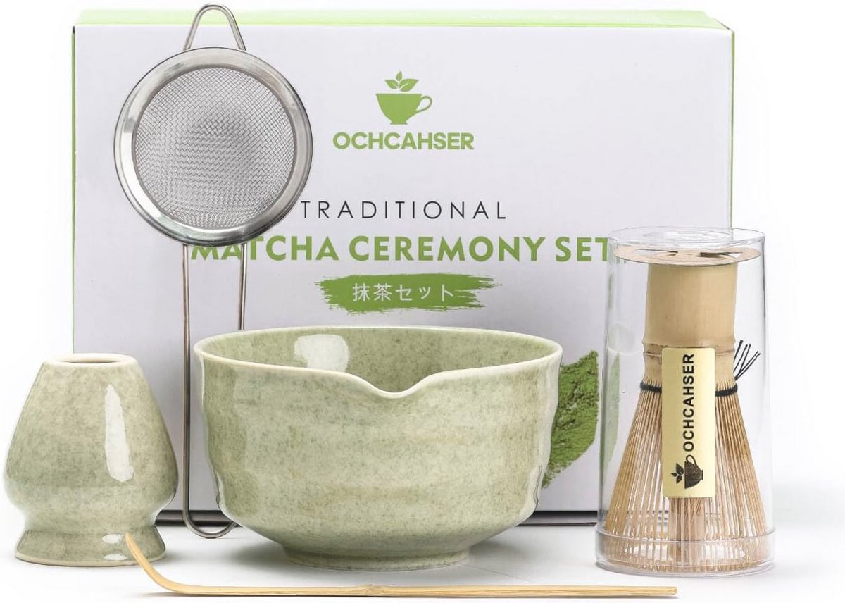 Ceremoniele Matcha Set - Complete Set met Kom, Garde en Accessoires