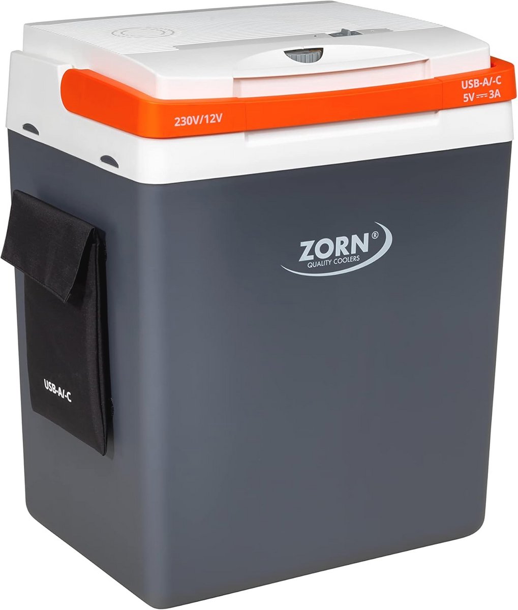 Thermo-elektrische koelbox en verwarmingsbox met USB-aansluitingen - 30 liter