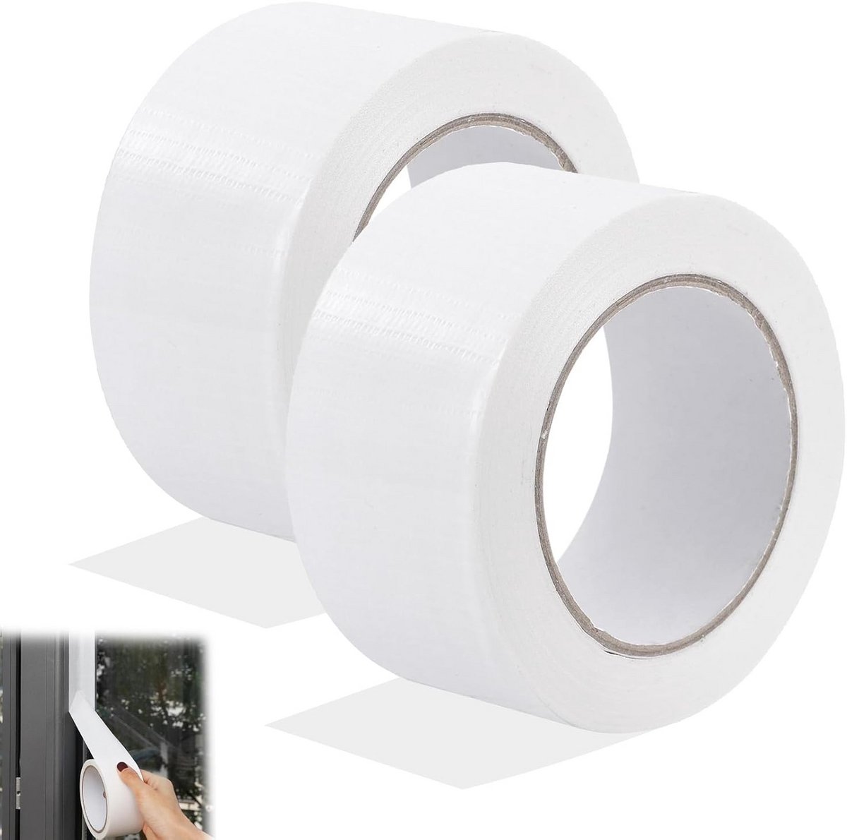 Zelfklevende Afdichtstrip voor Ramen en Deuren - Sterke Hechting Isolatietape Wit