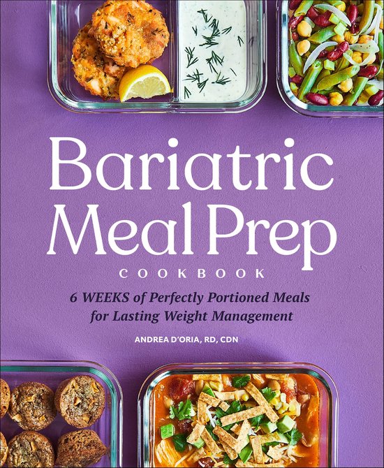 Bariatric Meal Prep Cookbook - cover