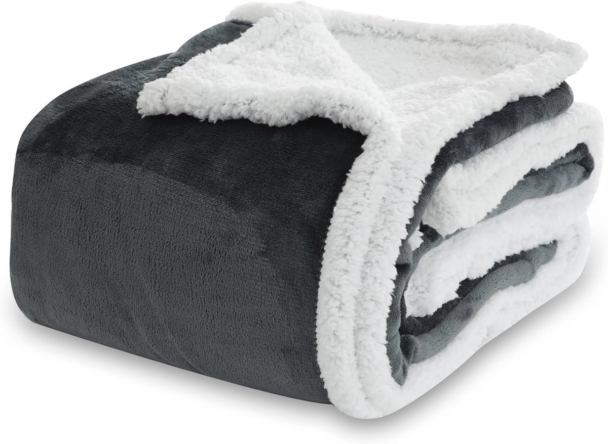 Warme Knuffeldeken met Dubbelzijdig Design - Fleece Deken voor Kinderen en Volwassenen