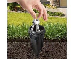 2PCS Nep-sprinkler sleutelverberger met opbergdoos -Sleutelslot Nep-sprinkler sleutelverberger - Buiten verborgen sleutelopslag - Verberg reservesleutels - Verberg waardevolle spullen-sleutelkastje-sleutelrekje-sleutelkastje buiten met code