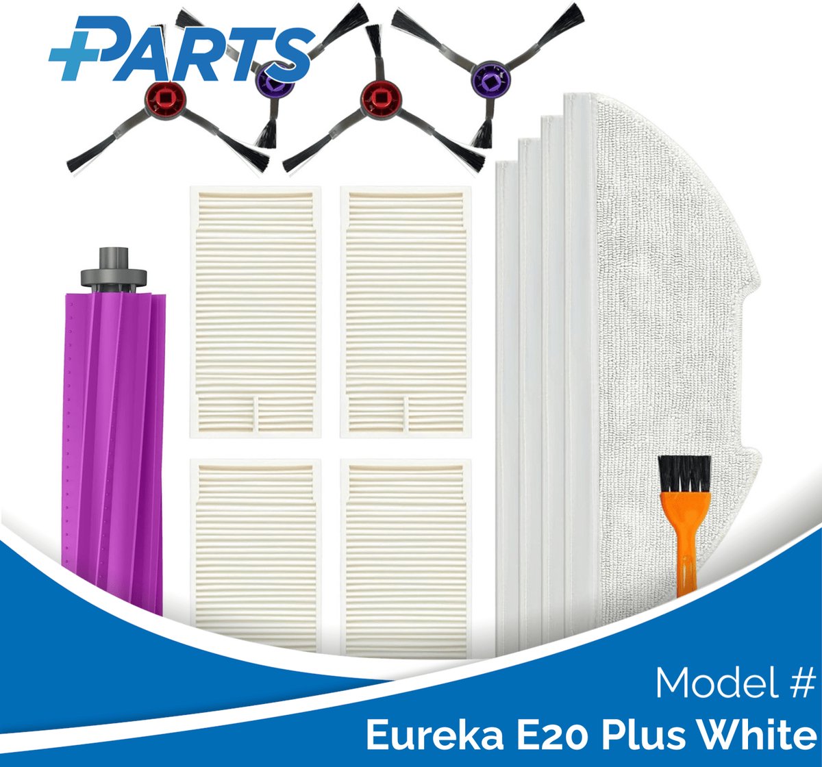 Eureka E20 Plus White Onderhoudsset (Plus.Parts® alternatief voor R056)