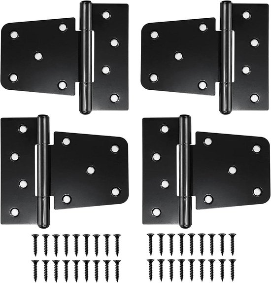 6 Stuks Deurscharnieren, 25 Mm X 25 Mm Roestvrijstalen Scharnieren Kastscharnieren Bevestigingsschroeven