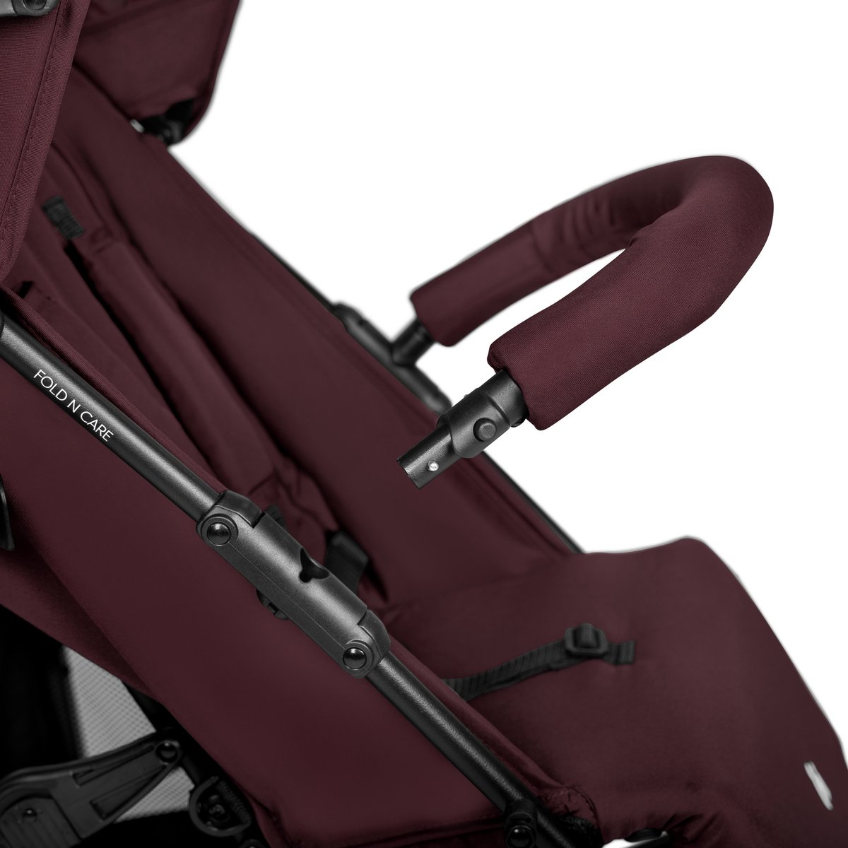 hauck Fold N Care - Lichtgewicht buggy met kap voor op reis - Blackberry thumbnail 5