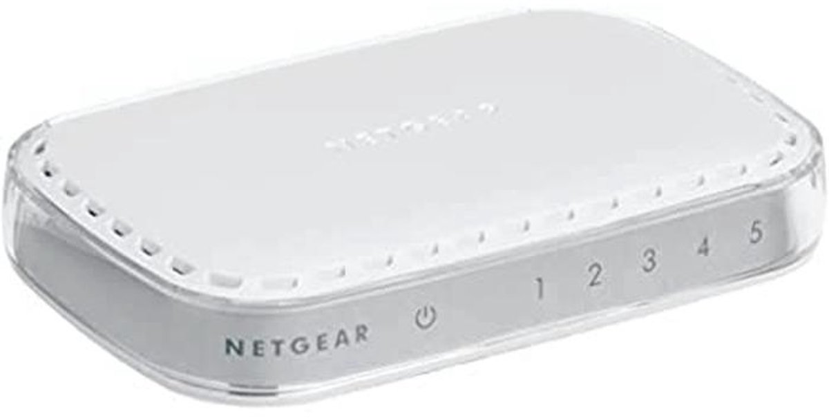 5-poorts Gigabit Ethernet Switch voor kleine kantoren en thuisnetwerken