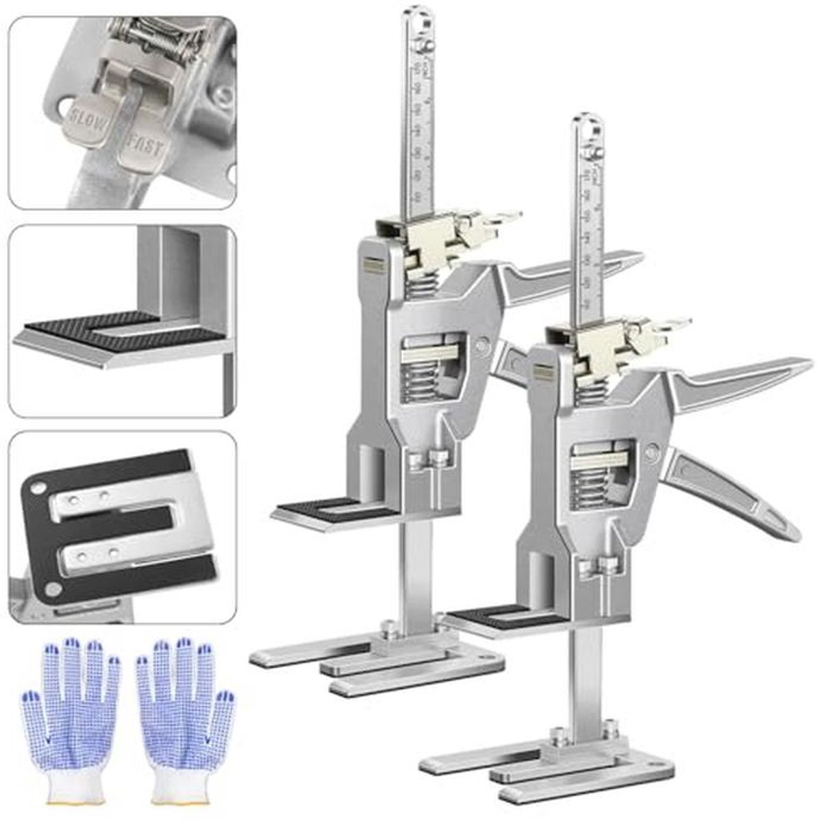Werkbesparende Arm - 2 Stuks, Volledig Metalen Hefgereedschap met 100 kg Capaciteit