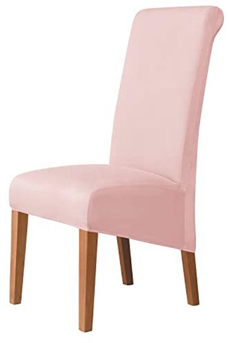 Eetkamerstoelhoezen XL - Effen Kleur, Afneembaar en Wasbaar - Bescherming voor Stoelen - Set van 2, 4 of 6 Stuks