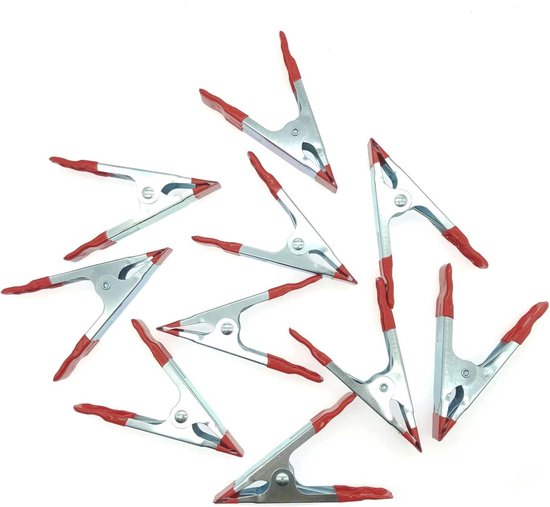 10 STKS Veer Clips Veer Terry Clips Open Type Lente Staal Tool Clips Heavy Duty 6-28 mm