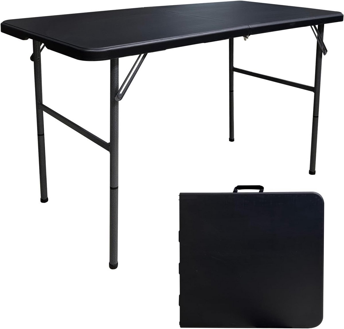 Opvouwbare tafel 120 cm - Stevige vierkante klapbaar voor binnen en buiten