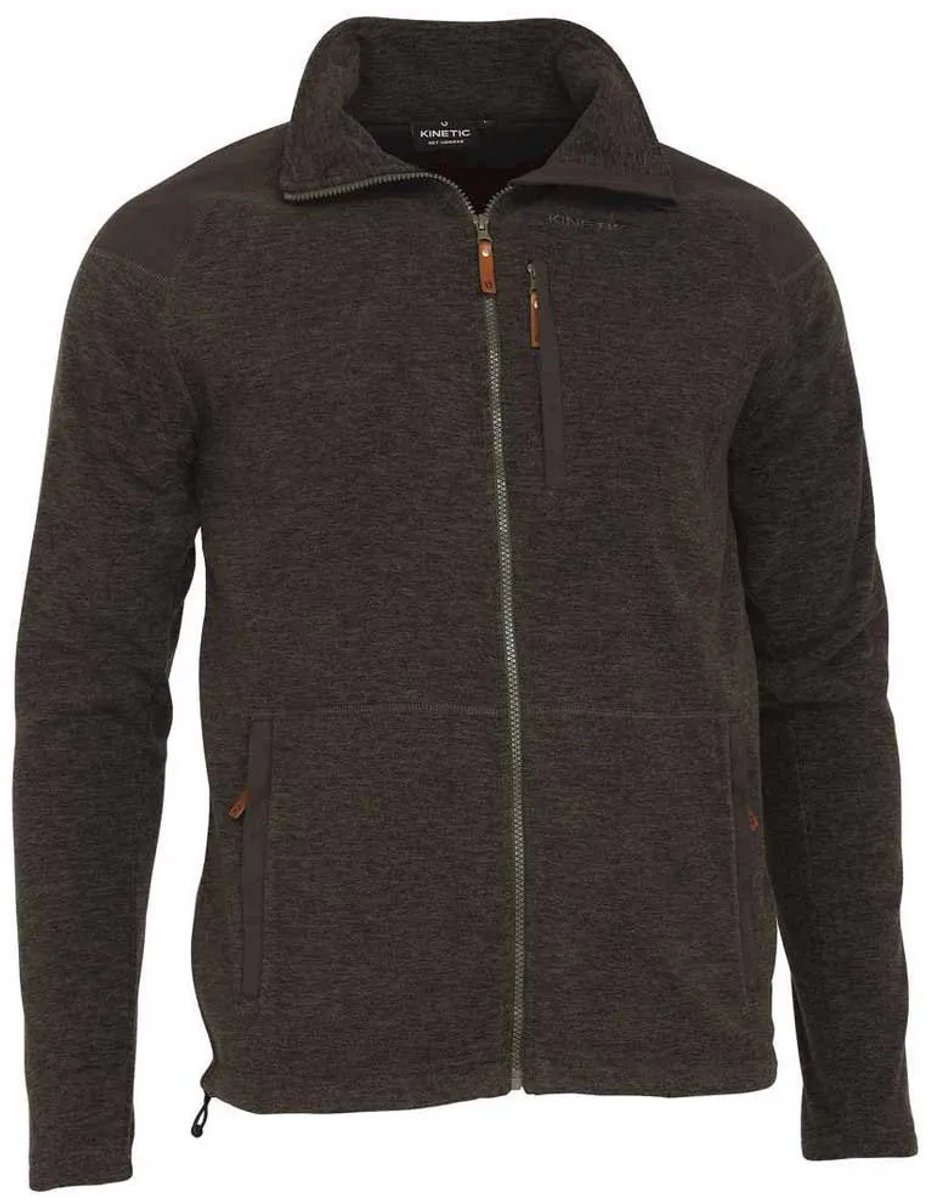 Kinetic Quest Wind Stop Fleece Met Volledige Rits Man Groen
