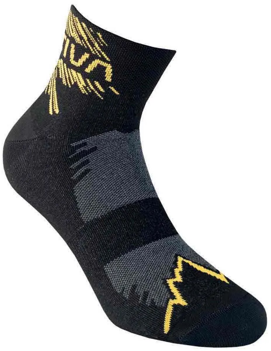 La Sportiva Fast Running Sokken Zwart