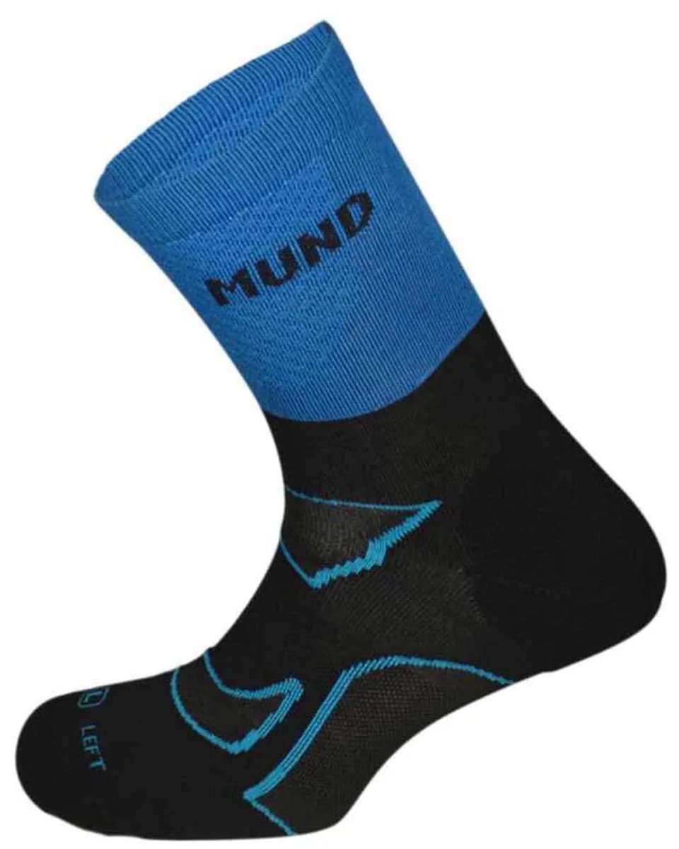 Mund Socks Plogging Half Lange Sokken Blauw