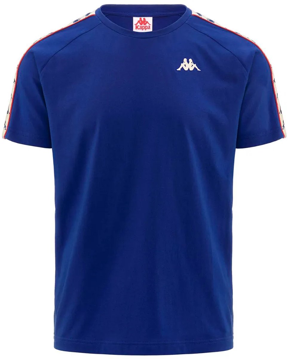 Kappa Coen Slim 222 Banda T-shirt Met Korte Mouwen Blauw XL Man