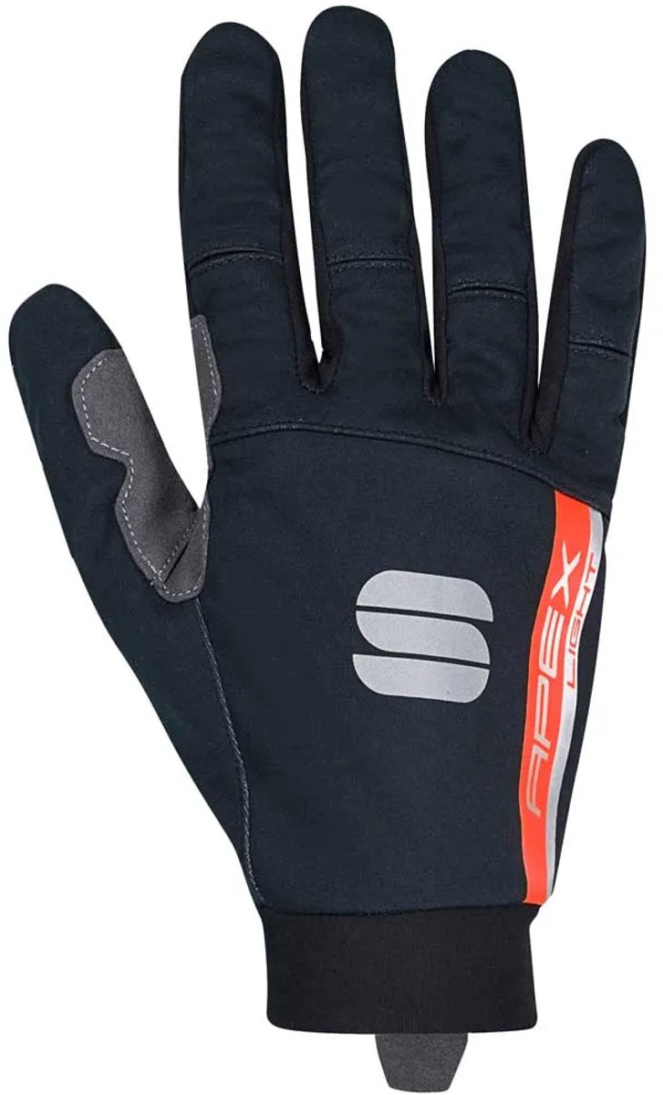 Sportful Apex Light Gore-tex Infinium™ Windstopper® Handschoenen Zwart S