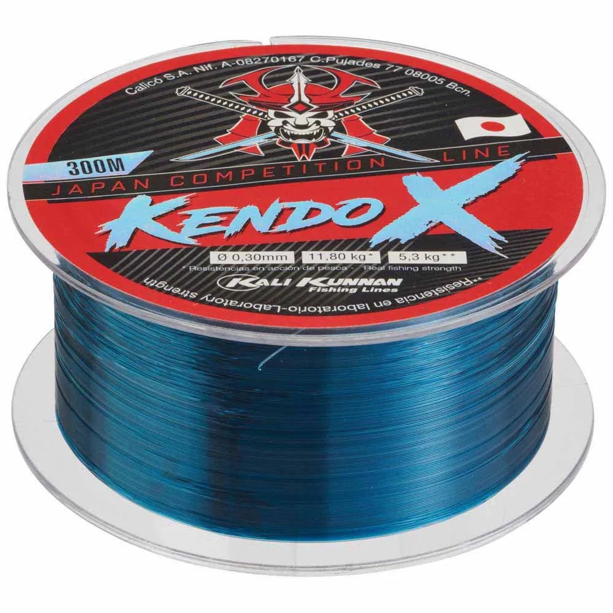 Kali Kunnan Kendo X 300 M Monofilament Blauw 0.600 mm
