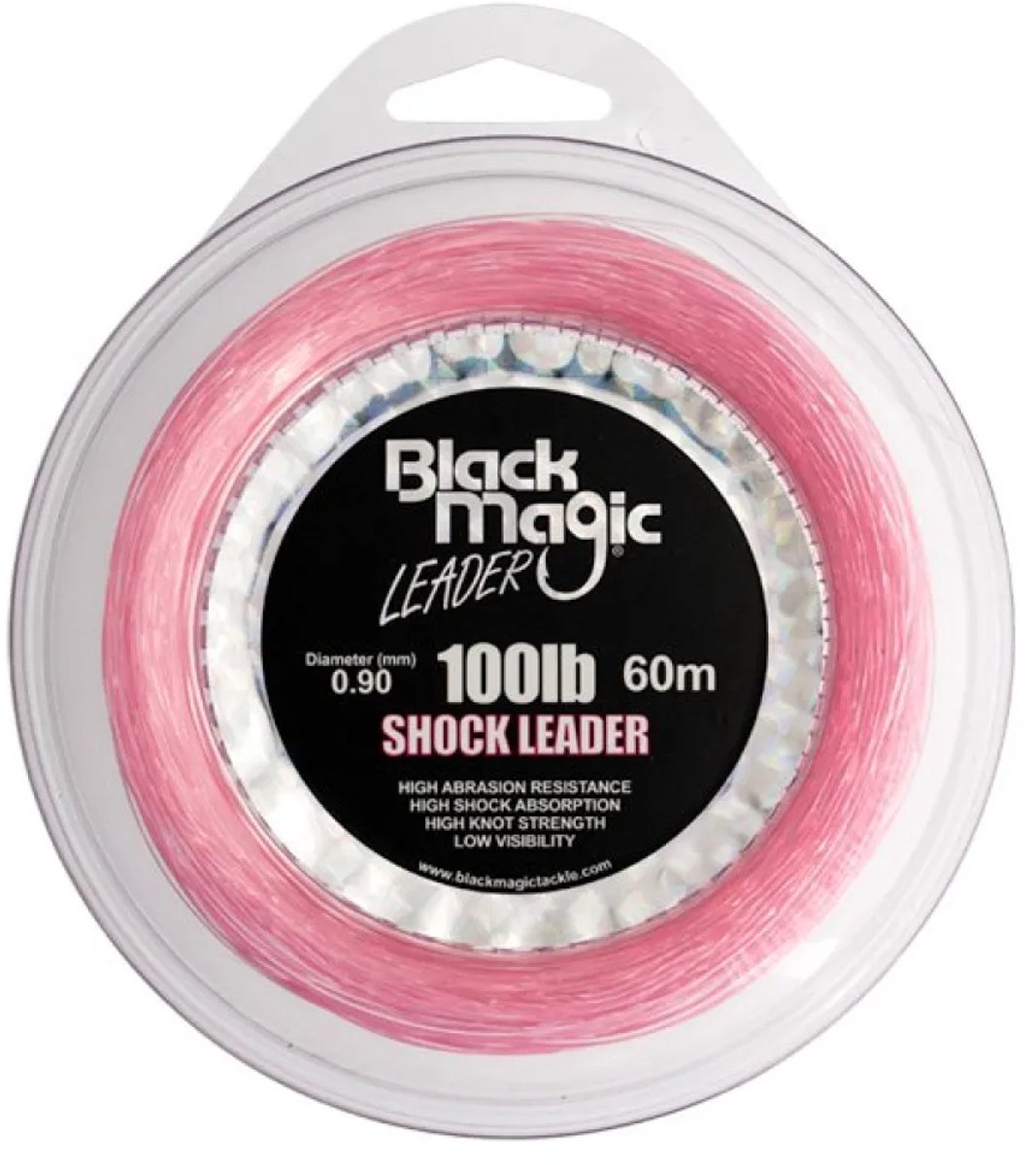 Black Magic Shock Leader Flurocarbon 60 M Roze 0.900 mm