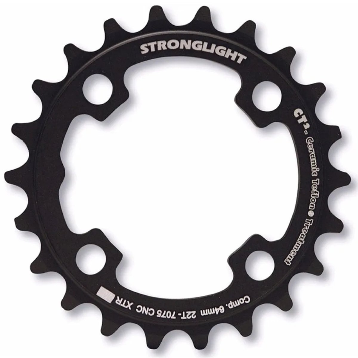 Stronglight Ct2 3rd Position 64 Bcd Kettingblad Zwart 22t