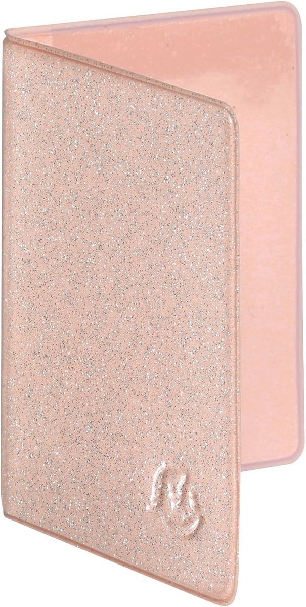 Kaartenhouder Glitter Varnish - Ruimte voor Meerdere Kaarten - 10 cm x 7 cm - Powder Pink
