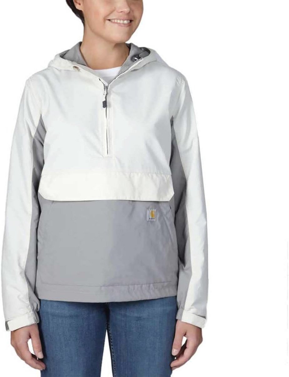 Dames Relaxed Fit Fleece Pullover Jas