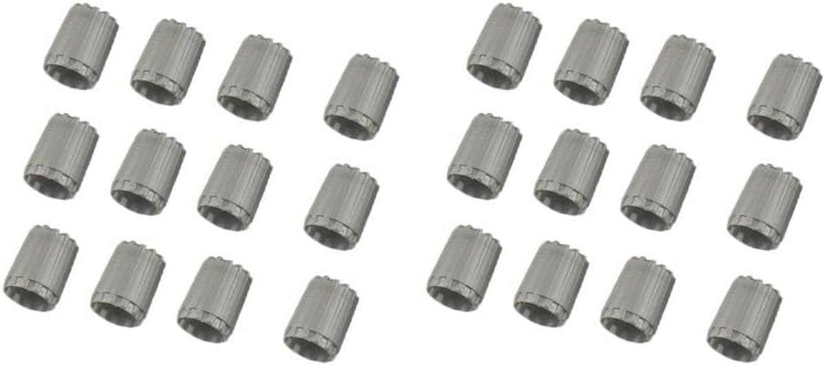 Wielband Ventieldoppen Set - 24 Stuks voor TPMS Standaard Ventielen